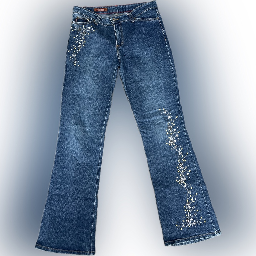 MU Embellished Blue Jeans